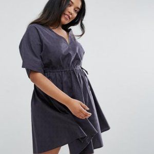 ASOS Curve - Smock Dress with Ruched Waist